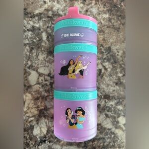 Disney Princess Snack Containers - Purple and Teal